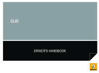 Renault Clio 3 Ph1 - Owners User Manual  2005-2009 EN